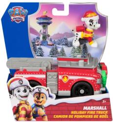 Spin Master Patrula Catelusilor Vehicul Si Figurina Marshall Cu Accesorii De Craciun (6074039_20153732) - ejuniorul Figurina
