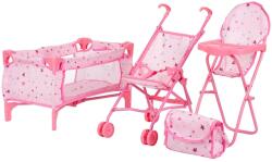 Chipolino Set jucarii pentru papusi Chipolino Trixy 3 in 1 stars (KZKTR02401ST)