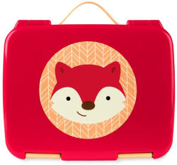 Skip Hop Zoo Bento Ebéddoboz Róka Mintával 3 Éves Kortól - Szivárgásbiztos Rekeszekkel, Praktikus Iskolai és Utazós Ételtároló