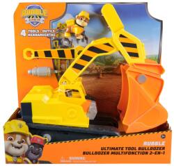 Spin Master Patrula Catelusilor Rubble Si Echipa Vehicul Buldozer Multifunctional 2 In 1 (6073297) - ejuniorul Figurina