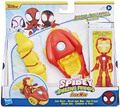 Hasbro Spidey Prietenii Extraordinari Set Masinuta Si Figurina Si Accesoriu Iron Man (F6776_F7458) - ejuniorul Figurina