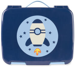 Skip Hop Spark Style Bento Ebéddoboz Rakéta Mintával 3 Éves Kortól - Szivárgásbiztos Rekeszekkel, Praktikus Iskolai és Utazós Ételtároló