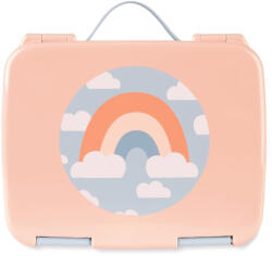 Skip Hop Spark Style Bento Ebéddoboz Szivárvány Mintával 3 Éves Kortól - Szivárgásbiztos Rekeszekkel, Praktikus Iskolai és Utazós Ételtároló