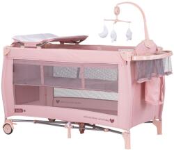 Chipolino Patut pliabil Chipolino Bella pink marshmallow (KOSIB0255PM) - ejuniorul