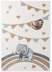 Villeroy & Boch Krémszínű gyerek szőnyeg 120x170 cm Walk like an Elephant Rainbow Party - Villeroy&Boch