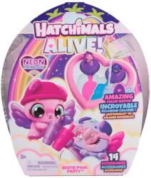 Spin Master Hatchimals Alive Neon Rainbow Set Petrecere La Piscina (6072786) - ejuniorul Figurina