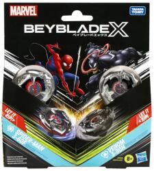 Hasbro Beyblade X Marvel Set Duo Spider Man 3-60F Si Venom 3-80N (G0278_G0288) - ejuniorul Figurina