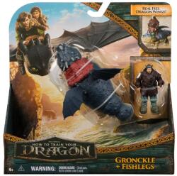 Spin Master Cum Sa Iti Dresezi Dragonul Set Dragon Gronckle Si Figurina Viking Fishlegs (6072587_20151276) - ejuniorul Figurina