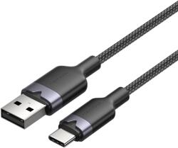 Vention KÁBEL USB-A 2.0/M -> USB-C/M, 1m, (fekete, 3A), Vention (CTNBF)