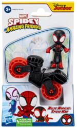 Hasbro Spiderman Set Motocicleta Si Figurina Miles Morales Spider Man 6Cm (F3714_F4002) - ejuniorul Figurina