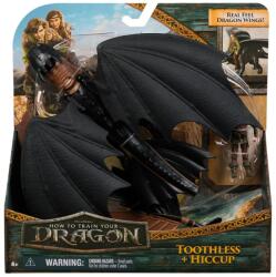 Spin Master Cum Sa Iti Dresezi Dragonul Set Dragon Toothless Si Figurina Viking Hiccup (6072587_20151277) - ejuniorul Figurina
