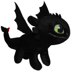 Play by Play Jucarie din plus Toothless negru, Dragons, 25 cm (PL20102T) - ejuniorul