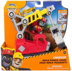 Spin Master Patrula Catelusilor Rubble Si Echipa Set Vehicul Excavator Si Figurina Charger (6073295) - ejuniorul Figurina