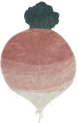 Lorena Canals Rózsaszín mosható kézi szövésű pamut gyerek szőnyeg 100x150 cm Ramona the Radish - Lorena Canals