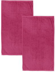 Catherine Lansfield Sötét rózsaszín gyorsan száradó frottír pamut fürdőlepedő szett 2 db-os 90x140 cm Quick Dry - Catherine Lansfield