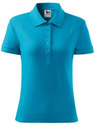 MALFINI Női galléros póló Cotton - Türkiz | L (2134415)