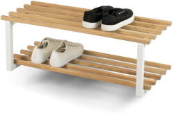 Spinder Design Fehér-natúr színű fém függő cipőtartó 71x26x34 cm Marco - Spinder Design