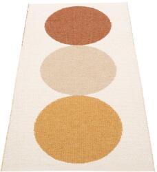 Pappelina Okkersárga-krémszínű kültéri-beltéri szőnyeg 70x140 cm Otto Harvest - Pappelina