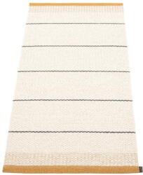 Pappelina Okkersárga-krémszínű kültéri-beltéri szőnyeg 60x125 cm Belle Ochre - Pappelina