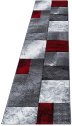 Ayyildiz Borvörös-szürke futószőnyeg 80x300 cm Hawaii - Ayyildiz Carpets