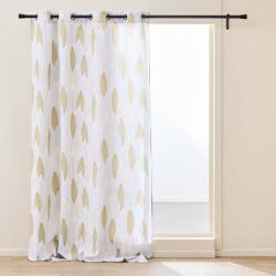 douceur d'intérieur Bézs-aranyszínű függöny 140x280 cm Kim - douceur d'intérieur