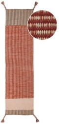 Flair Rugs Anu narancssárga gyapjú futószőnyeg, 60 x 200 cm - Flair Rugs