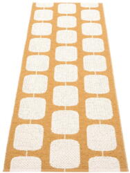 Pappelina Okkersárga-krémszínű kültéri-beltéri futószőnyeg 70x200 cm Sten Ochre - Pappelina