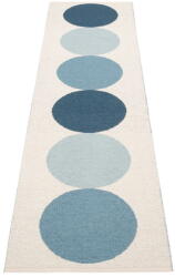 Pappelina Kék-krémszínű kültéri-beltéri futószőnyeg 70x280 cm Otto Sky - Pappelina