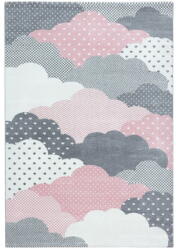 Ayyildiz Rózsaszín-szürke gyerek szőnyeg 80x150 cm Bambi - Ayyildiz Carpets - bonami - 13 570 Ft