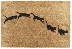 Artsy Mats Kókuszrost lábtörlő 40x60 cm Jumping Cats - Artsy Doormats