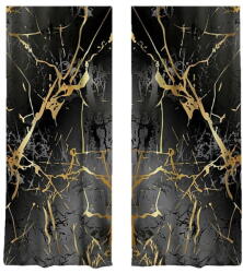 Mila Home Fekete-aranyszínű függöny szett 2 db-os 140x260 cm - Mila Home