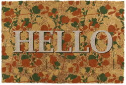 Artsy Mats Kókuszrost lábtörlő 40x60 cm Hello Floral - Artsy Doormats