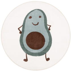 FD Mentazöld-elefántcsont színű gyerek szőnyeg ø120 cm Avocado Mint - FD