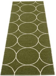Pappelina Sötétzöld kültéri-beltéri futószőnyeg 70x200 cm Boo Dark Olive - Pappelina