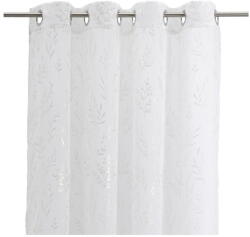 Casa Selección Fehér-ezüstszínű fényáteresztő függöny 140x260 cm Buds - Casa Selección