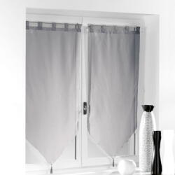 douceur d'intérieur Szürke átlátszó függöny szett 2 db-os 60x160 cm Voiline - douceur d'intérieur