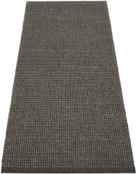 Pappelina Antracitszürke kültéri-beltéri futószőnyeg 70x180 cm Emm Black Linen - Pappelina