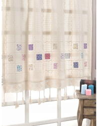 Oyo Concept Krémszínű átlátszó függöny 300x200 cm Buldan - Oyo Concept