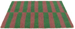 Artsy Mats Kókuszrost lábtörlő 40x60 cm Pink & Green Half Stripes - Artsy Doormats