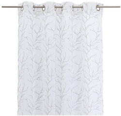 Casa Selección Fehér-szürke fényáteresztő függöny 140x260 cm Coral - Casa Selección