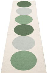 Pappelina Zöld-krémszínű kültéri-beltéri futószőnyeg 70x280 cm Otto Herb - Pappelina