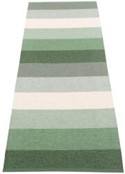 Pappelina Zöld-krémszínű kültéri-beltéri futószőnyeg 70x200 cm Molly Woods - Pappelina
