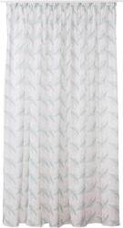 Mendola Fabrics Fehér-zöld fényáteresztő függöny 300x260 cm Seva - Mendola Fabrics
