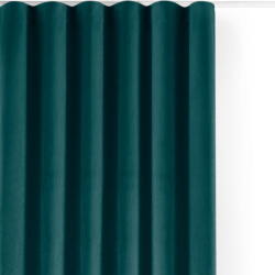 Filumi Petróleumkék bársony dimout (részleges sötétítő) függöny 140x175 cm Velto - Filumi - bonami - 10 780 Ft