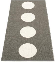 Pappelina Sötétszürke kültéri-beltéri futószőnyeg 70x150 cm Vera Charcoal - Pappelina