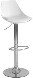 Casa Selección Fehér bőr utánzat állítható magasságú bárszék szett 2 db-os (ülésmagasság 56, 5 cm) - Casa Selección