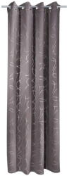 Sehlbach Sötétszürke függöny 135x245 cm Circles - Sehlbach