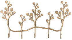 Bloomingville Aranyszínű fém fali fogas 57 cm Padova - Bloomingville