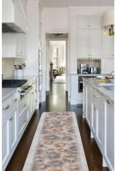 Oyo Concept Bézs mosható futószőnyeg 58x240 cm Blooming - Oyo Concept