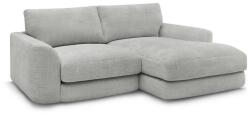 Bobochic Paris Világosszürke zsenília sarokkanapé (jobb oldali-heverő résszel) Leonore - Bobochic Paris